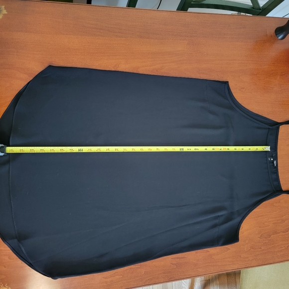 Aqua for Bloomingdale's Little Black Sleeveless Slip-On Dress - Size Large - Picture 8 of 8